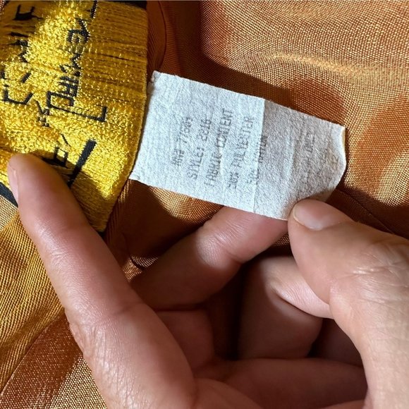 Toni Garment Pencil Skirt Size 11 Yellow Mustard Mid Rise Lined Knee Length Slit - Picture 4 of 14